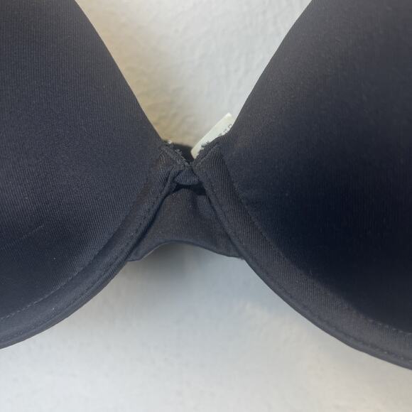 Maidenform Womans 34 C Underwire Molded Bra 34C t shirt lined black convertible - Picture 5 of 16